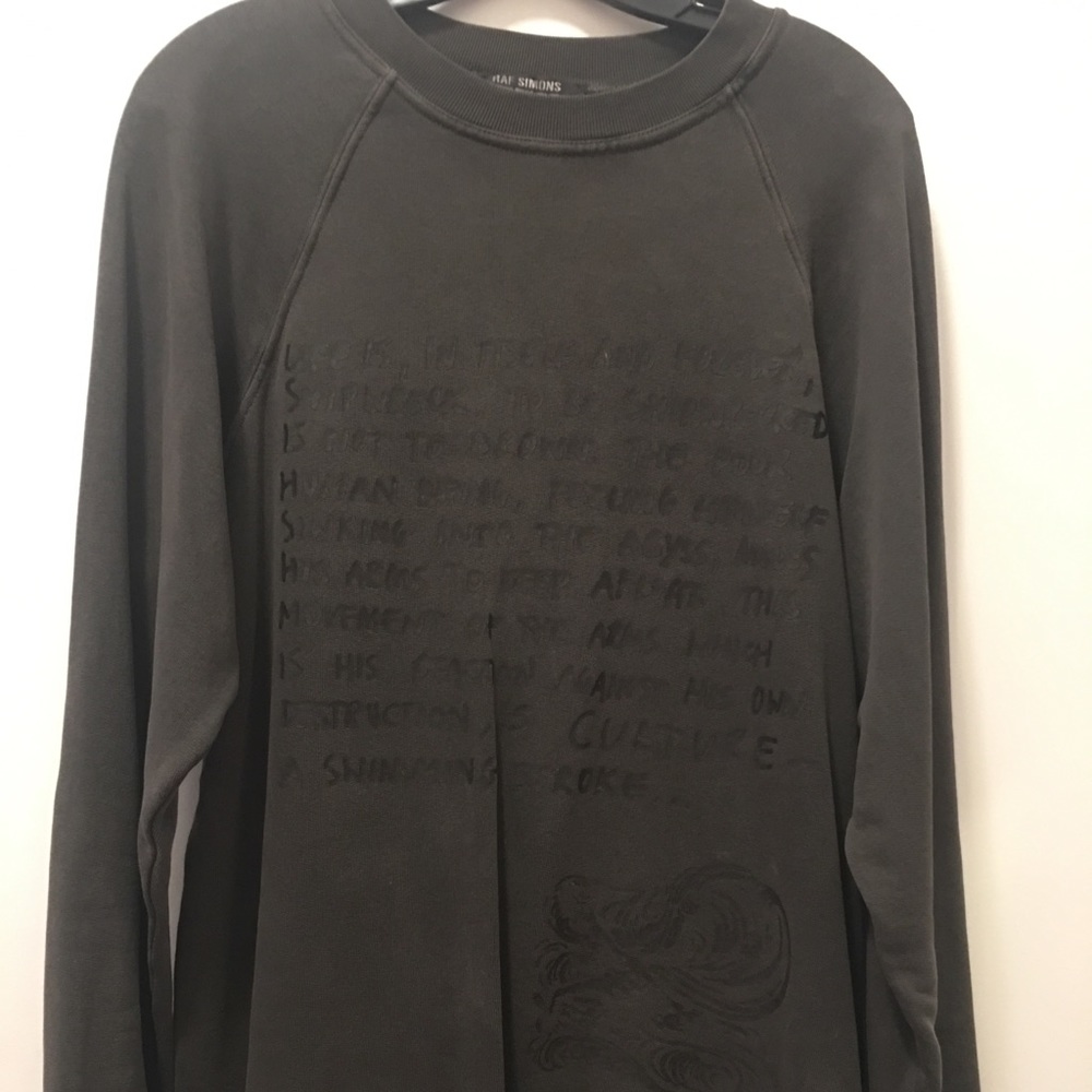 Raf Simons sweatshirt AW04/05